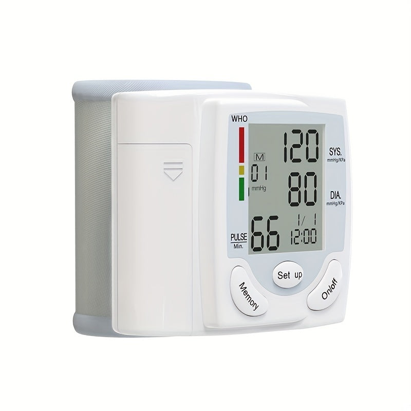 Wrist Electronic Blood Pressure Monitor, BP Sphygmomanometer