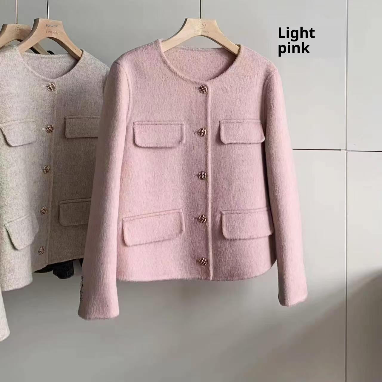 Casual All-matching Graceful Fashion Long Sleeve Solid Color Top