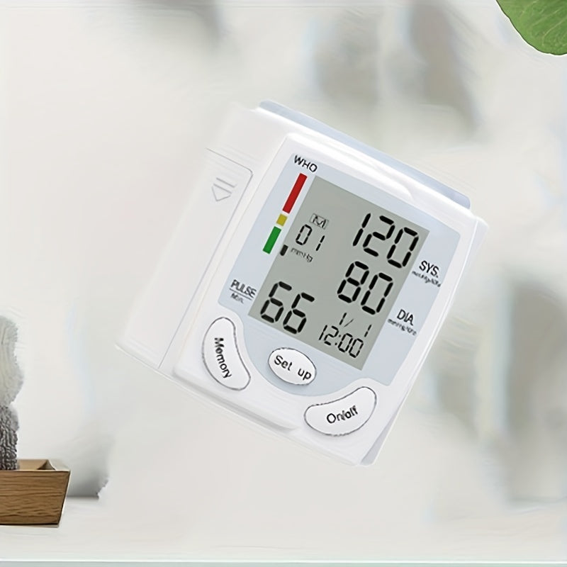 Wrist Electronic Blood Pressure Monitor, BP Sphygmomanometer